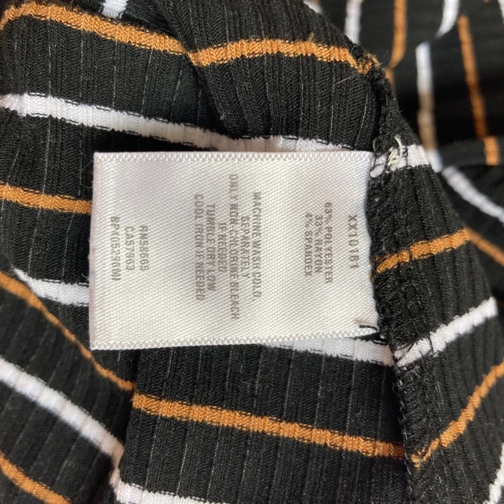 BP Long Sleeve Striped Bodysuit Small - Picture 8 of 9